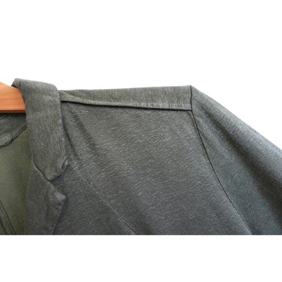 TRANSIT PAR SUCH Linen Blend Utility Army Jacket Made in Italy YOOX 3 L $370 - Picture 4 of 10